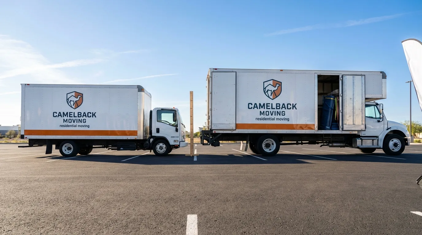 Moving truck size capacity guide in Woodland Park